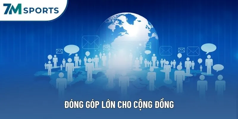 Đóng góp lớn cho cộng đồng
